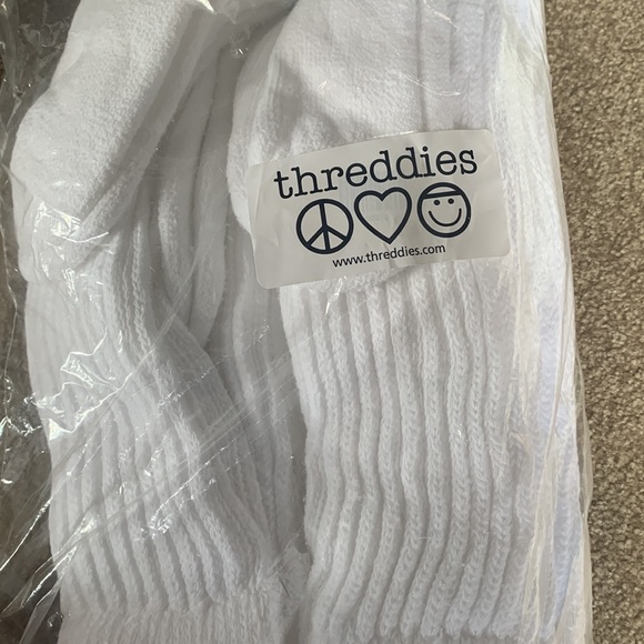 White knit slouch socks - Picture 2 of 2